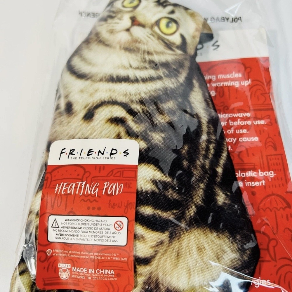 FRIENDS Sandstone Smelly Cat Plush Heating Pad Phoebe Friends TV Show New in Pkg - Picture 2 of 8